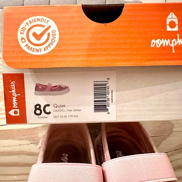 *4‎ for $20 Mix&Match* Oomphies ~ Toddler Girl’s Pink Mary Jane Shoe, Quinn - Picture 8 of 8